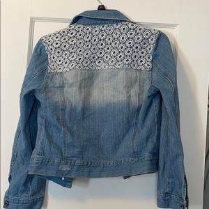Jean laced jacket